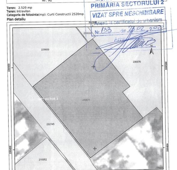 Fundeni, teren in  suprafata de 2500 mp, cu o deschidere de 56 ml