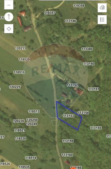 Teren intravilan 1700 mp, de vânzare Borod - Valea Mâscă