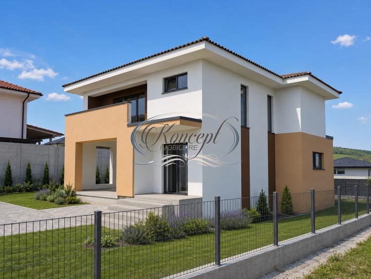 Casa individuala cu garaj si terase generoase in Chinteni