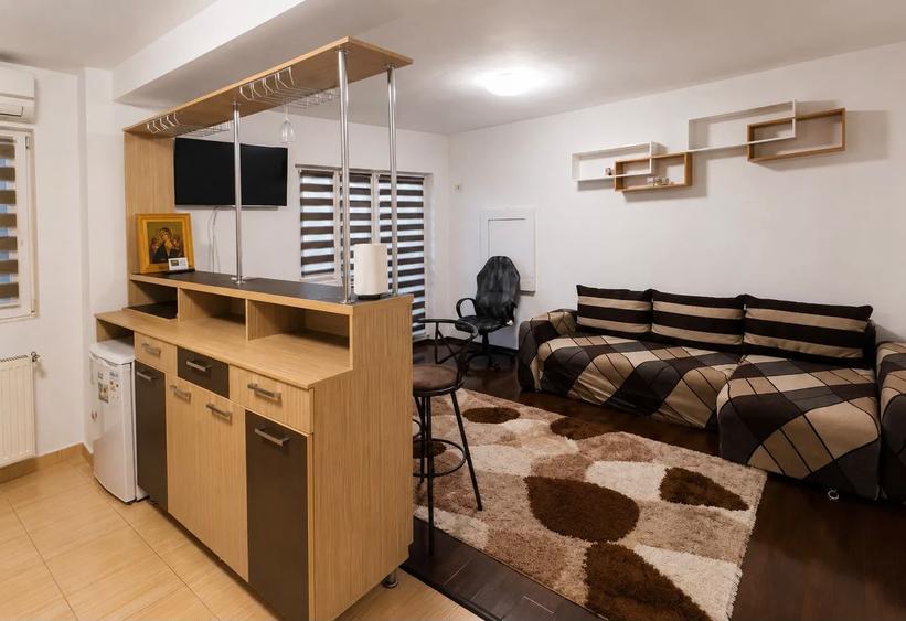 Garsonieră tip studio 38 mp | Militari Residence | Mobilată | Centrală proprie