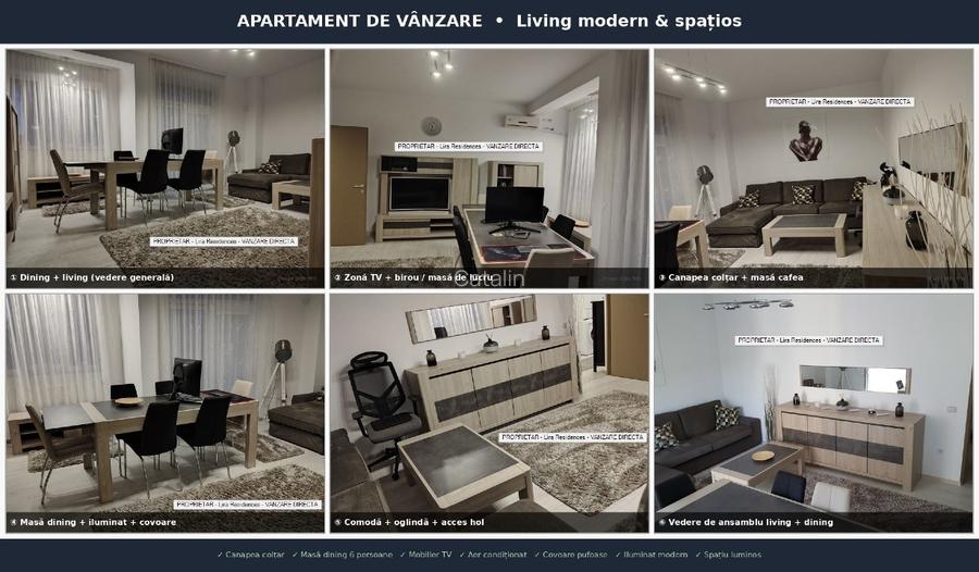 Apartament 2 camere Lira Residences | Mobilat complet | Decomandat | 61 mp - 4