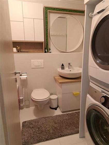 Apartament 3 camere decomandat Coresi, 2 bai, bloc nou cu lift, mobilat si util