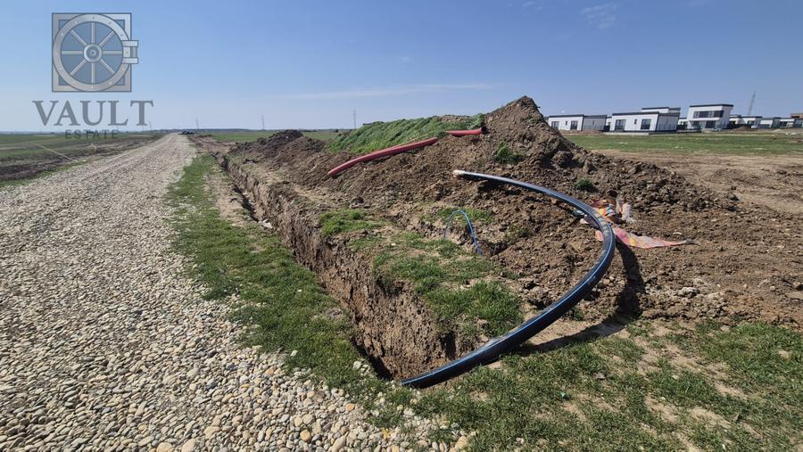 TEREN Intravilan Intre 2 complexe - Utilitati - 9500 MP Berceni/Vidra