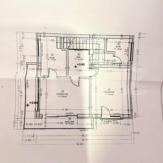 Duplex de vanzare, 103 mp, teren 285 mp, zona Gilau - 19