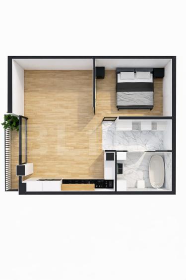 Apartament 42 mp, et 2, încălzire pardoseala, lift, parcare, priveliste, Baciu