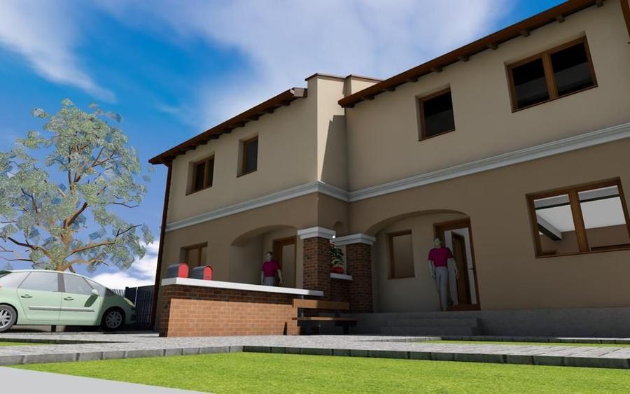 1/2 Duplex, P+1, 3 camere, 74mp SU, 265mp ST, Cartierul Primaverii!