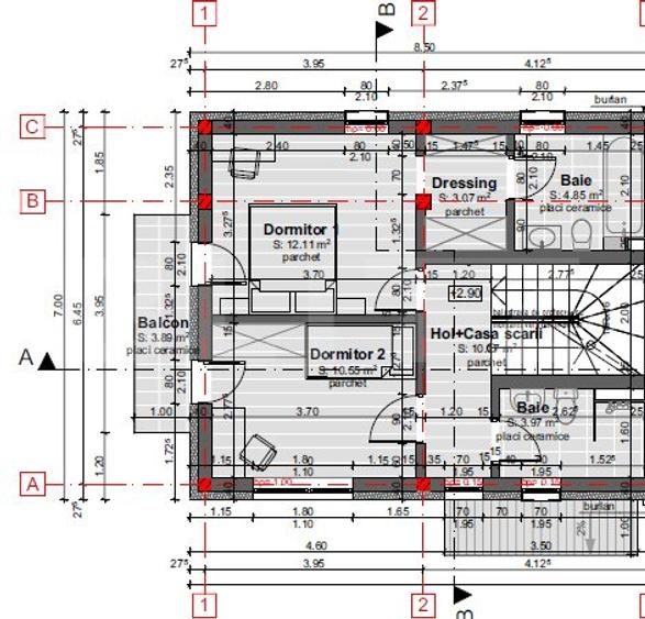 Duplex 4 camere, 120mp, 200 teren, proiect finalizat, zona Terra