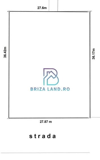 Bucurestii Noi, Laminorului, teren 1007 mp, d=27.87m, liber