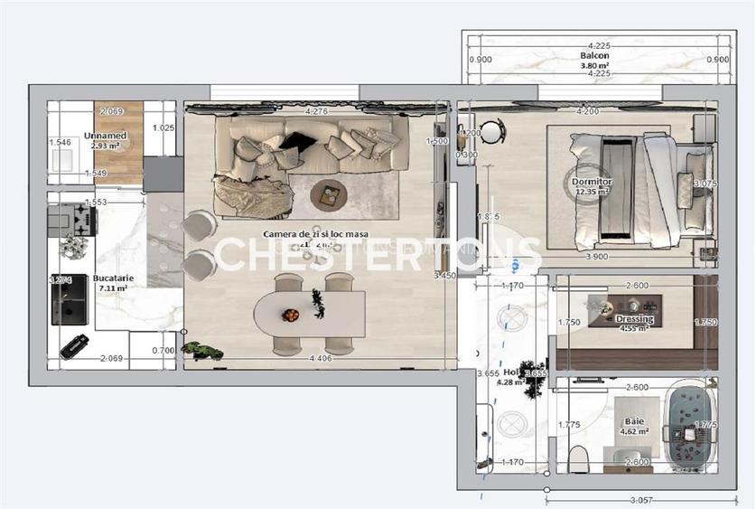 Apartamente Premium cu 2 Camere + Dressing | La granita cu Sectorul 6 | In faza - 22