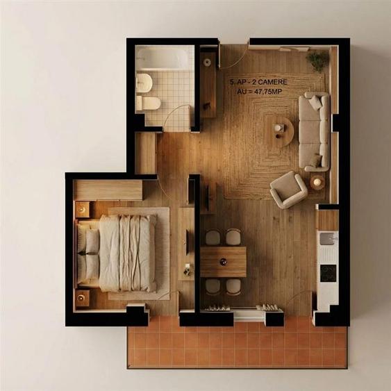 Apartamente 2 3 Camere | Rate la Dezvoltator pe 6 Ani | Bloc Nou | 2c-7867