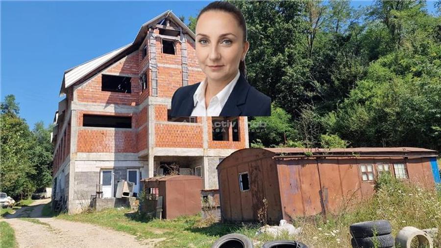 Resita,Constructie la Rosu,1262 mp.Cu teren 3510 mp.Comision ZERO Cump