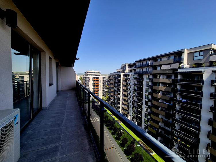 Apartament 3 camere Grand Park, etaj 8 | terasă 28 mp + 2 parcări