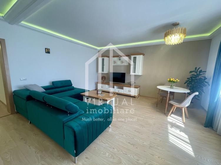 Apartament de inchiriat in Sibiu, 3 camere, terasa, carport, Sub Arini