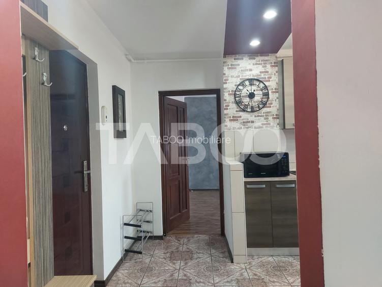 Apartament spatios 49 mp 2 camere decomandate 2 balcone Cisnadie