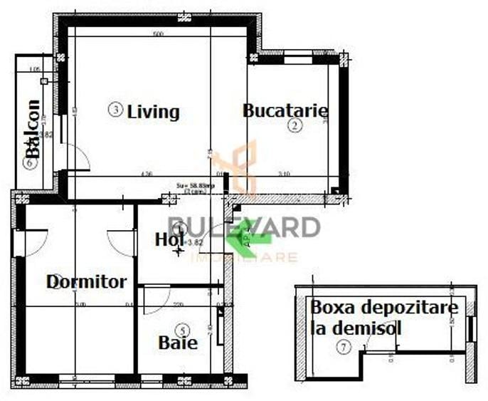 Apartament 2 camere, bloc tip vila, parcare, zona Buna Ziua - 1