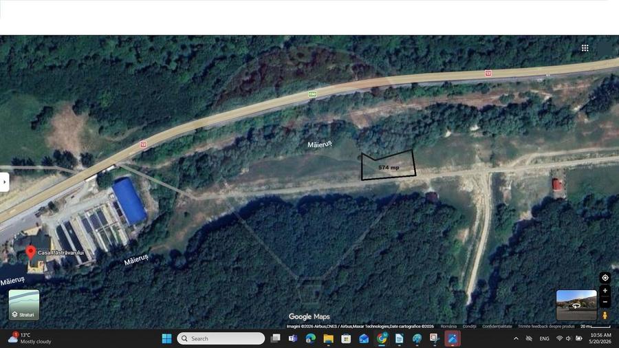 Oportunitate teren 574 mp Măieruș – zonă case vacanță