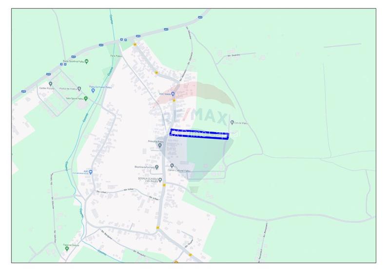 De vânzare teren intravilan, 6.384 mp cu dublu front, în Paleu - 2