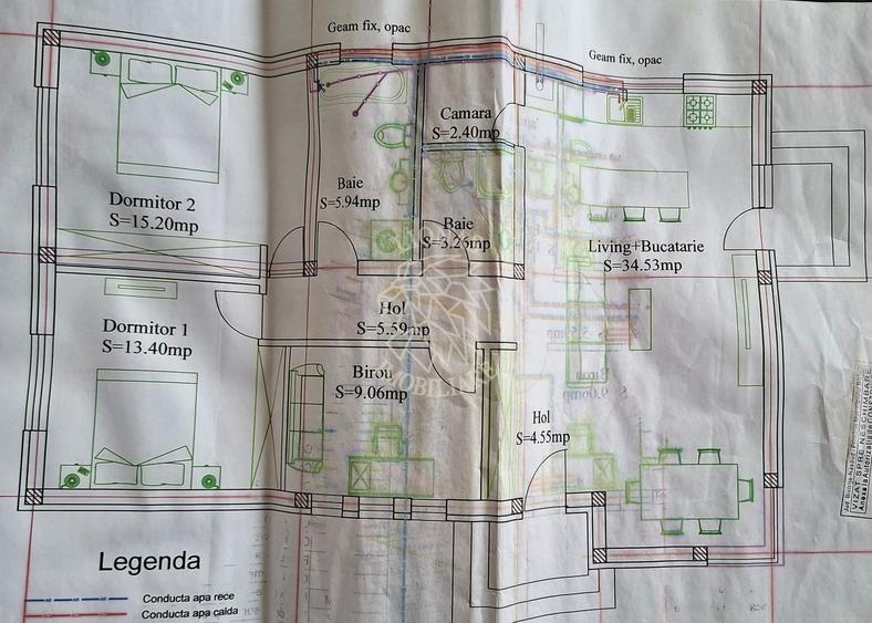Casa Finisata 4 camere-teren 550 mp-curte amenajata-Valea Rusului