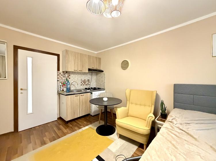 Apartament elegant cu 1 camera, 21 mp utili - zona Telegrafului