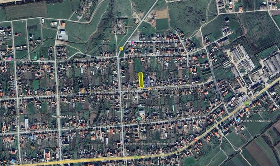 Remetea Mare, Teren Intravilan 1.500 Mp.,