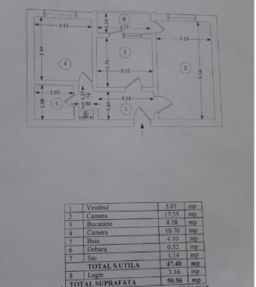 Apartament 2 Camere,Iancului,Metrou,bl.1982,reabilitat,DECOMANDAT,Liber