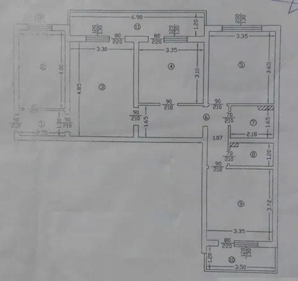 Apartament 4 camere, 2 băi, Tătărași, bloc fără risc