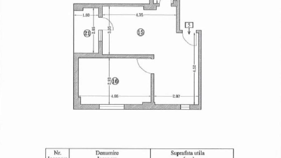 MAMAIA, Sudio decomandat in suprafata de 47 mp