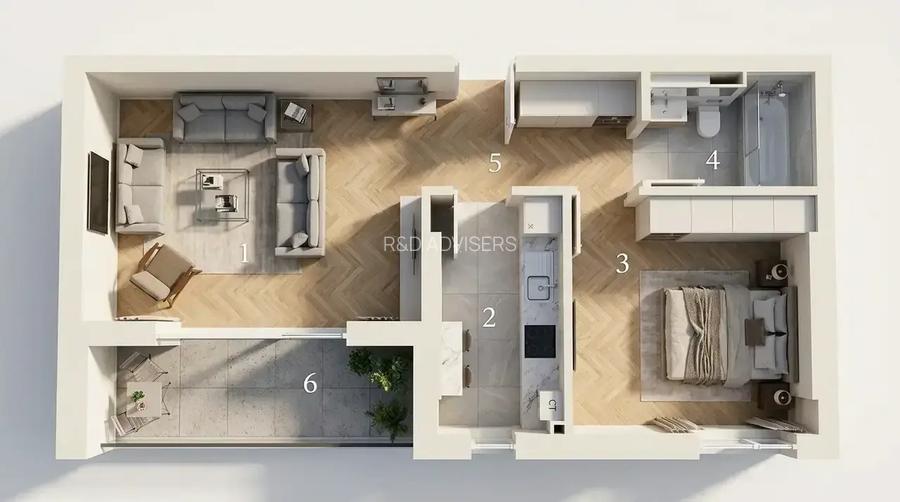 2 camere Premium I  Ștefan cel Mare | Boxă inclusă - 3