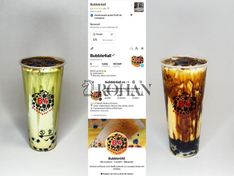 Business Bubble Tea & Dessert – brand existent, Alba Iulia