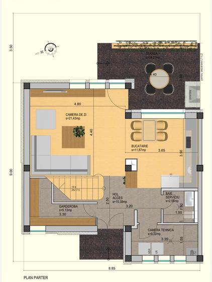 CASA P+1+ROOFTOP | 103MP + 70MP TERASE | BRAGADIRU | COMISION 0%!!
