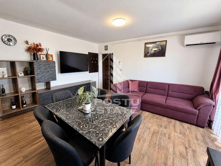 Apartament cu 2 camere, mobilat, etaj 2, Giroc
