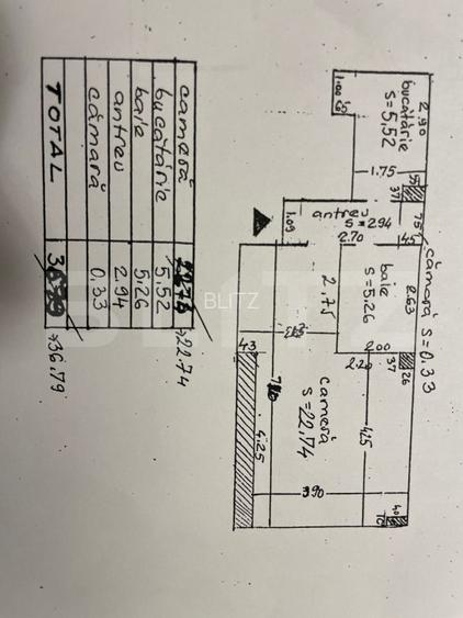 Apartament 1 cameră decomandat , Etaj intermediar, bloc cu lift, Ultracentral - 5