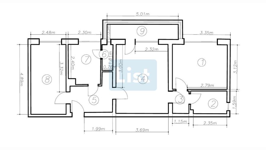3 camere semidecomandat, Parc 14 Iulie, Grigorescu