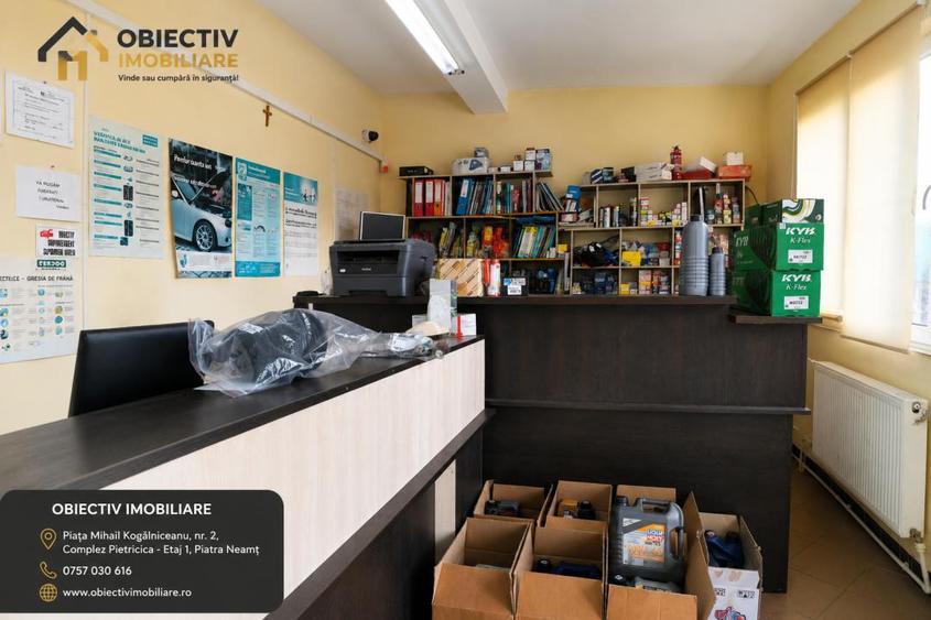 Spatiu industrial 3110 mp teren, hala productie+service auto, Targu Neamt