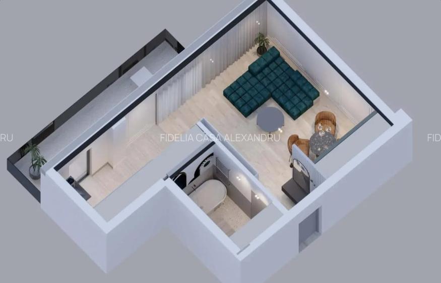Apartament 2 camere de vanzare Bucium - 2