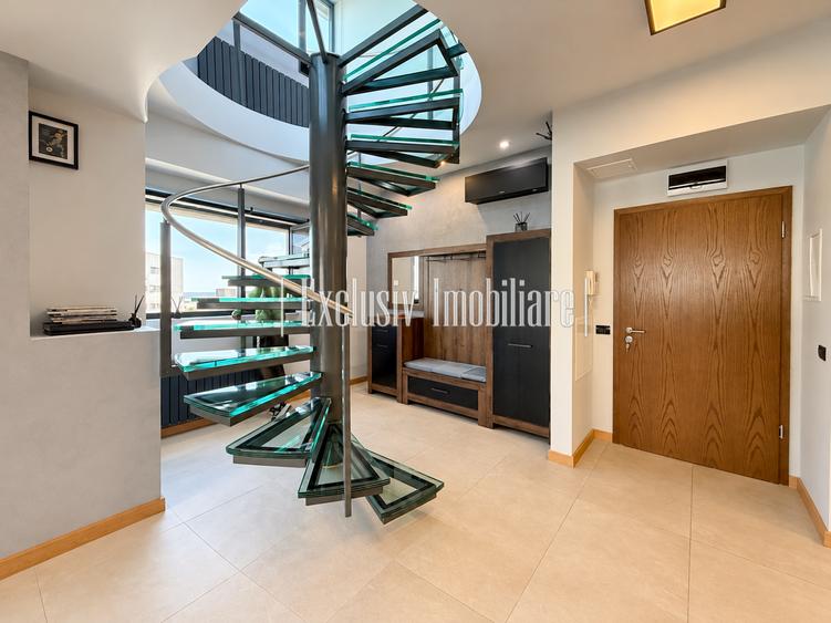 Penthouse elegant cu terasă de 150mp | Spectrum Residence | Închiriere pe termen