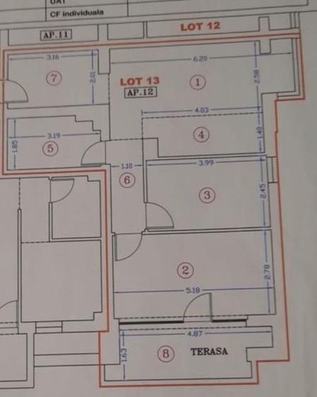 Zona Pallady apartament 3 camere 69 mp