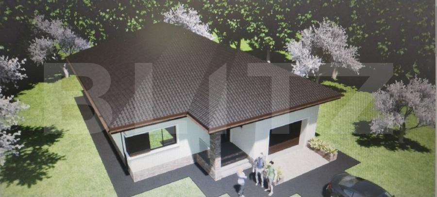 Vilă plan parter 120mp utili/600mp teren, zona Priseaca