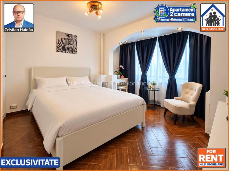 Apartament / Birou | 2 camere | Renovat | Mobilat | Utilat | Tineretul - 3