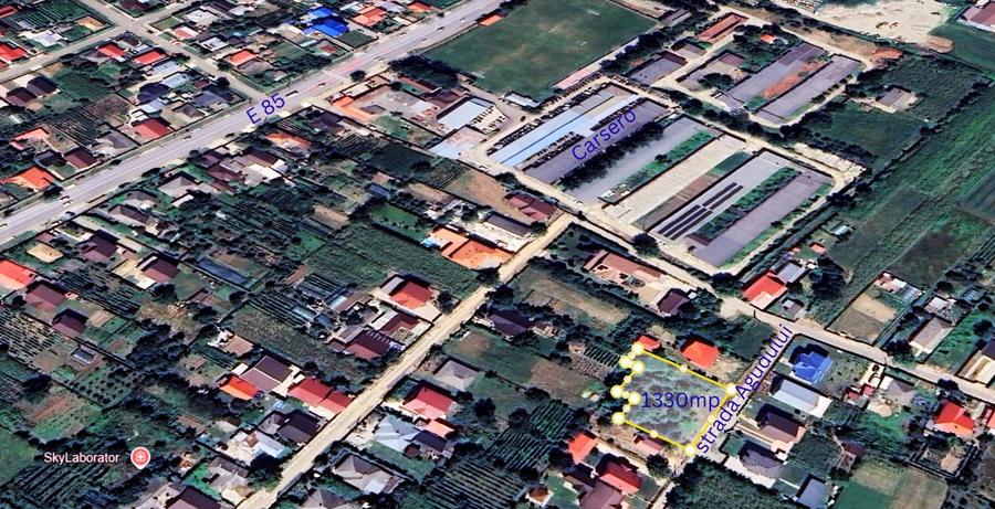 Teren de vânzare Nicolae Balcescu – 1330 mp, ideal pentru lotizare în 2 parcele