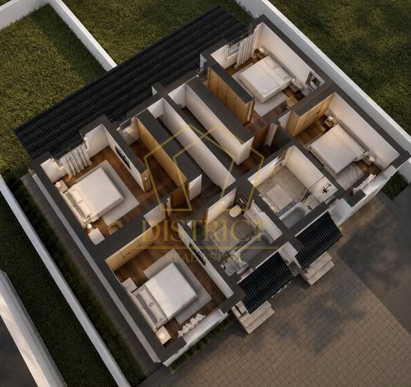 Duplex cu 4 camere | Strada privata | Mosnita Veche, Lidl