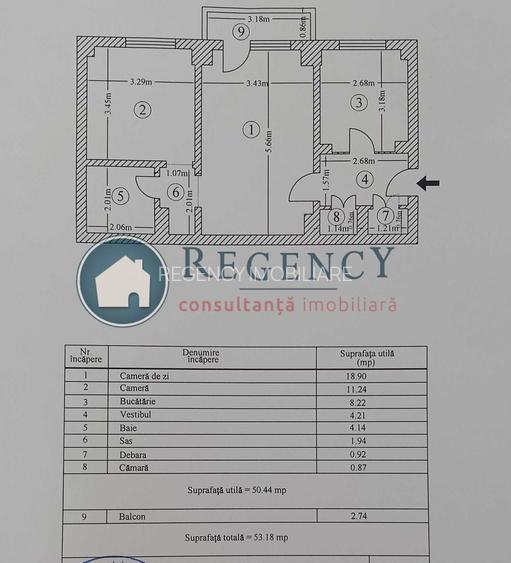 Apartament dintre doua parcuri, 2 camere, Campia Libertatii - 8