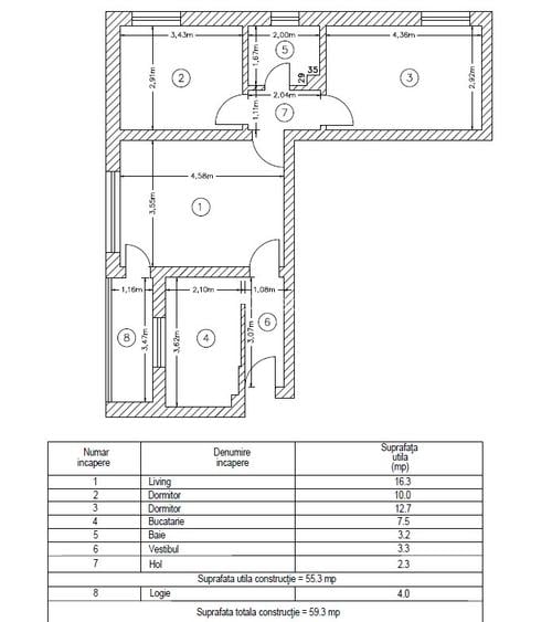 3 Camere Obregia Renovat Complet Centrala Proprie Metrou 10 Minute 60mp - 24