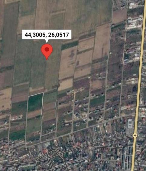 Teren 4.056 mp pentru dezvoltare rezidențială – Comuna 1 Decembrie