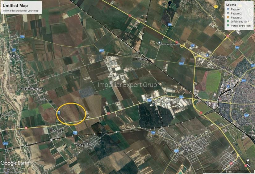 Teren 37 ha de vanzare cu PUZ aprobat - Stoenești, lângă Ploiești, acces TIR - 6