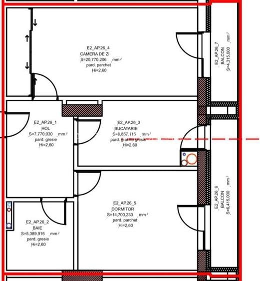 Decomandat, etaj2, bloc nou, 67 mp, 2 balcoane, parcare proprie,Tudor, Targu Mur - 10