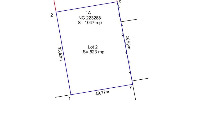 Teren intravilan, deschidere 27 m, 523 mp, zona Bariera Valcii