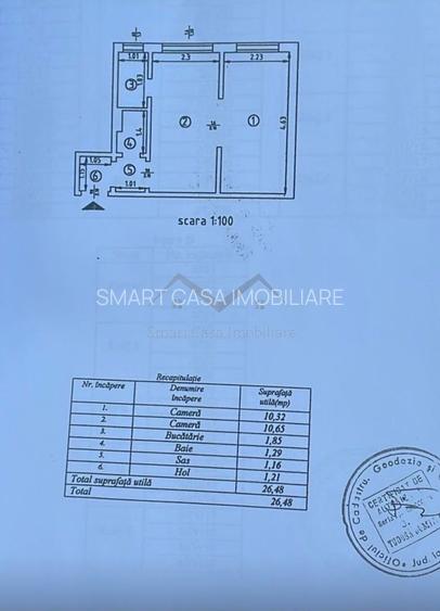 Apartament 2 camere Confort redus - CANTEMIR - 7