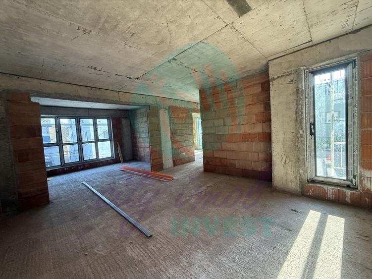2 camere cu terasa de 17 m langa PARC si METROU cu parcare si boxa