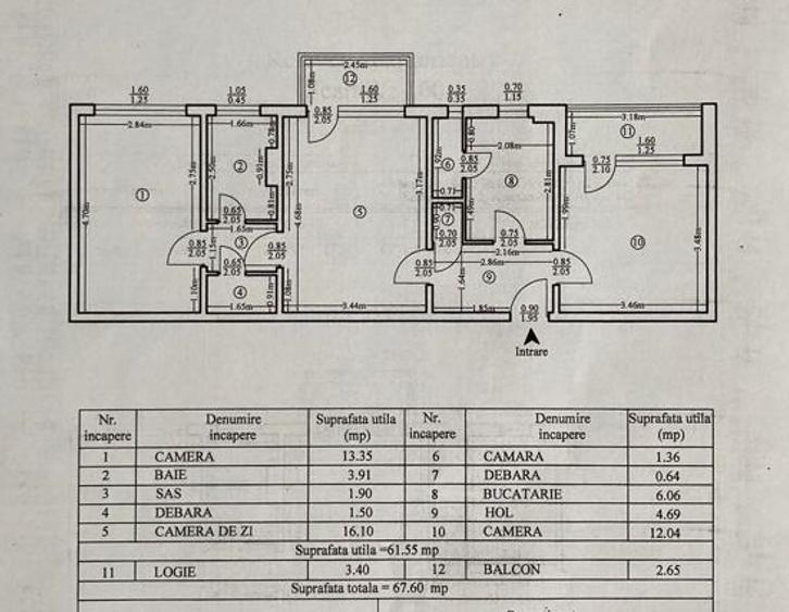 Apartament 3 camere Cantemir, etaj 2! Ideal pentru renovare!